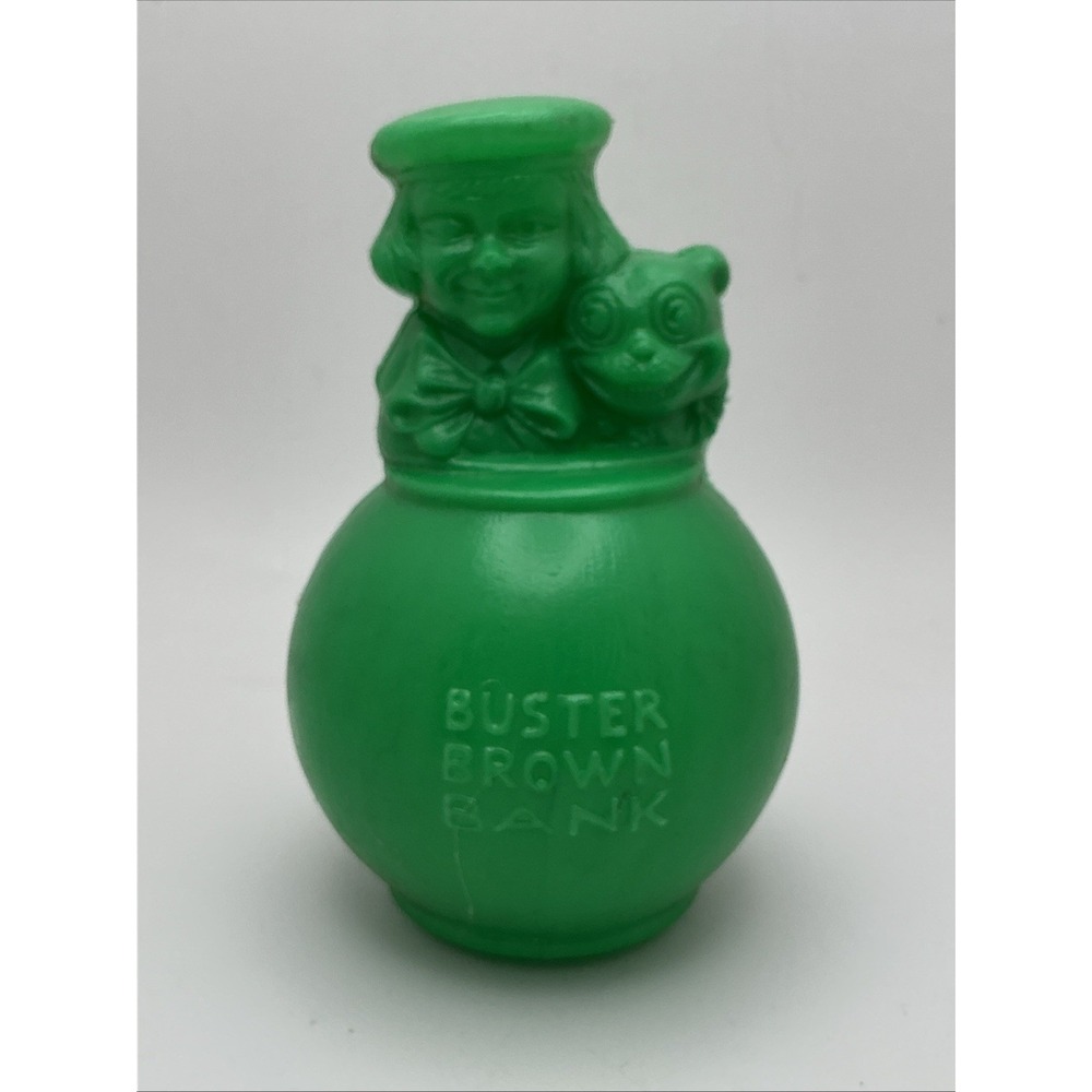 Vintage Buster Brown Shoes, Plastic Coin Bank, Buster &‎ Tige